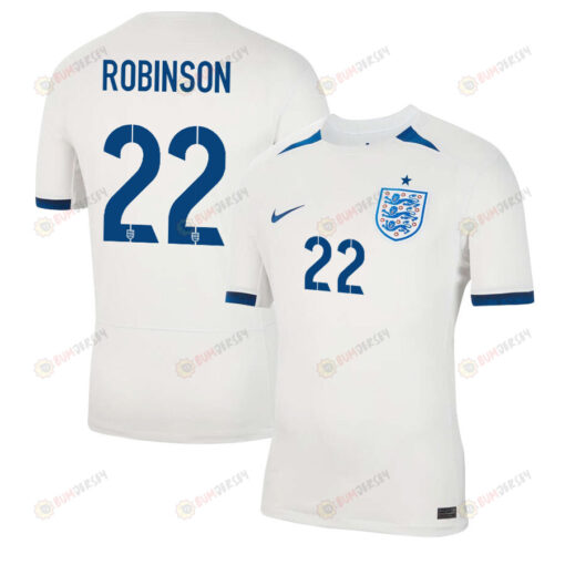 Katie Robinson 22 England 1 Star Women's National Team 2023-24 World Cup Home Men Jersey