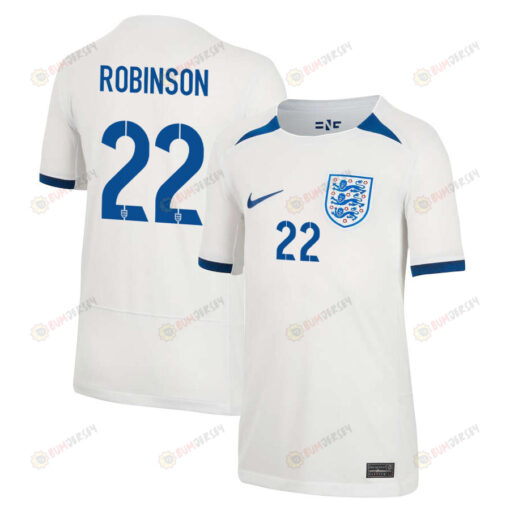 Katie Robinson 22 England Women's National Team 2023-24 World Cup Home Jersey