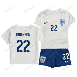 Katie Robinson 22 England Women's National Team 2023-24 World Cup Home Jersey