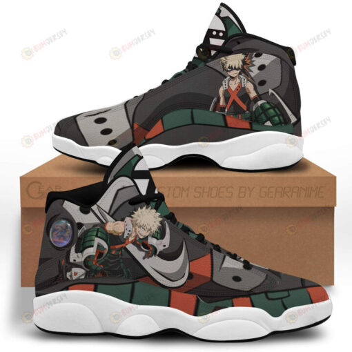 Katsuki Bakugo My Hero Academia Air Jordan 13 Shoes Sneakers