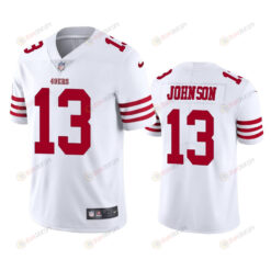 KeeSean Johnson San Francisco 49ers 13 White Vapor Limited Jersey