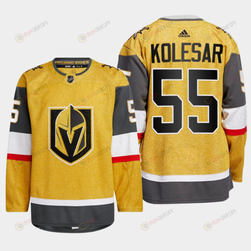 Keegan Kolesar 55 Vegas Golden Knights Gold Jersey 2023 Home