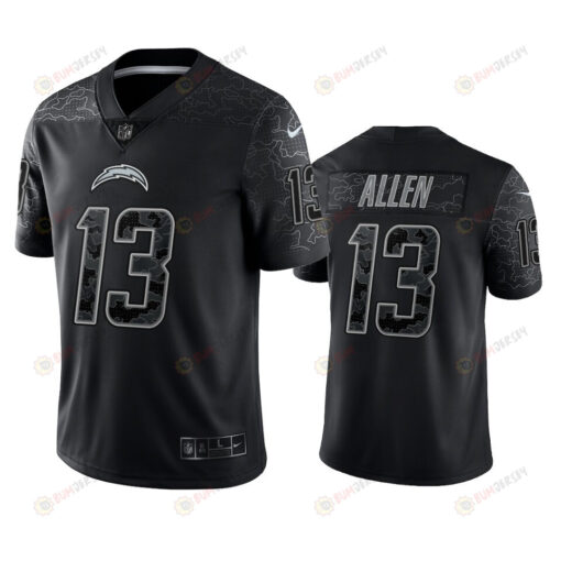 Keenan Allen 13 Los Angeles Chargers Black Reflective Limited Jersey - Men