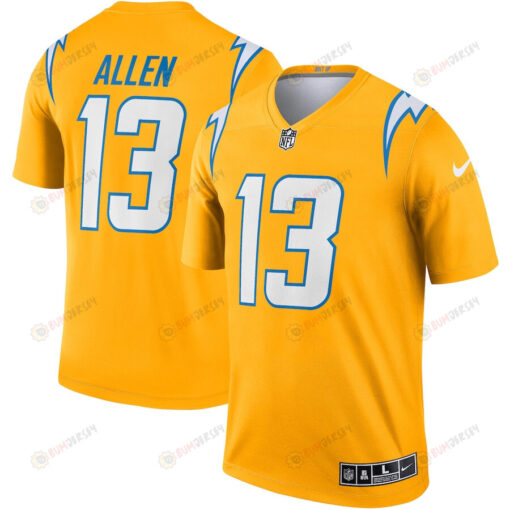 Keenan Allen 13 Los Angeles Chargers Inverted Legend Jersey - Gold