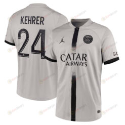 Kehrer 24 Paris Saint-Germain 2022/23 Away Breathe Stadium Men Jersey - Black