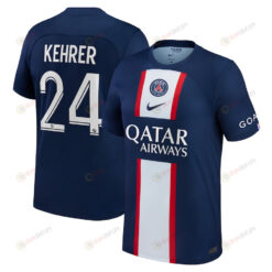 Kehrer 24 Paris Saint-Germain Men 2022/23 Home Player Jersey - Blue