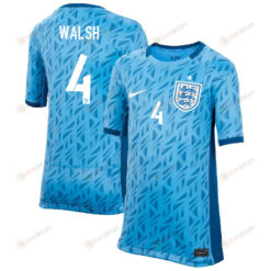 Keira Walsh 4 England 1 Star Women's National Team 2023-24 World Cup Away Jersey