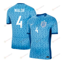 Keira Walsh 4 England 1 Star Women's National Team 2023-24 World Cup Away Men Jersey