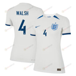 Keira Walsh 4 England 1 Star Women's National Team 2023-24 World Cup Home WOMEN Jersey