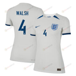 Keira Walsh 4 England Women's National Team 2023-24 World Cup Home Women Jersey