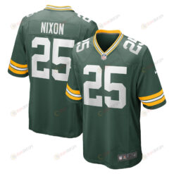 Keisean Nixon 25 Green Bay Packers Game Player Jersey - Green