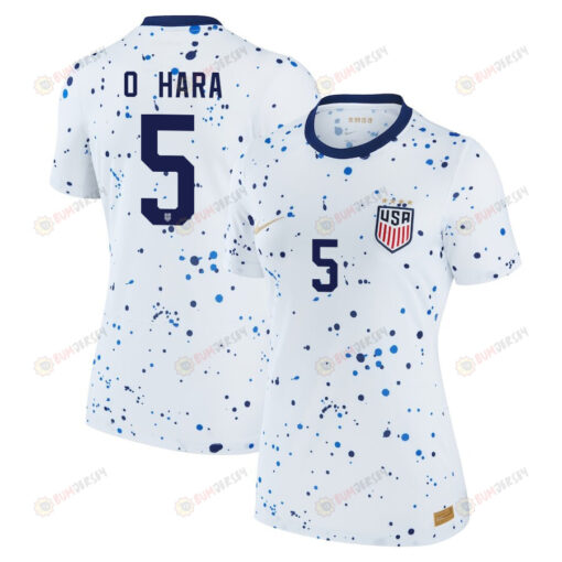 Kelley O Hara 5 USA Women's National Team 2023-24 World Cup Home Women Jersey