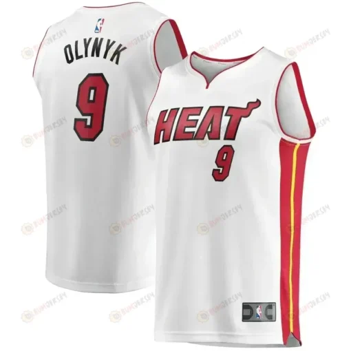 Kelly Olynyk Miami Heat Fast Break Player Jersey - Association Edition - White