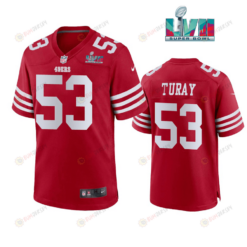 Kemoko Turay 53 San Francisco 49Ers Super Bowl LVII Men's Jersey