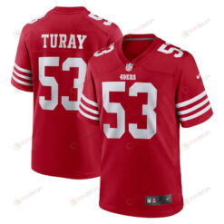 Kemoko Turay San Francisco 49ers Game Player Jersey - Scarlet