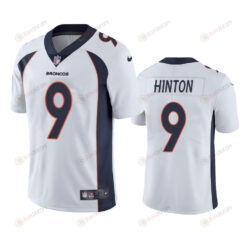 Kendall Hinton 9 Denver Broncos White Vapor Limited Jersey