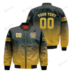 Kennesaw State Owls Fadded Bomber Jacket 3D Printed