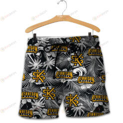 Kennesaw State Owls Men Shorts Tropical Seamless