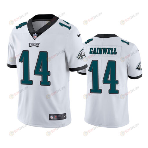 Kenneth Gainwell 14 Philadelphia Eagles White Vapor Limited Jersey