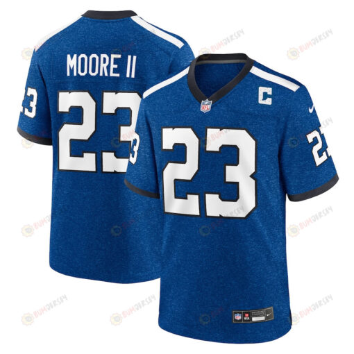 Kenny Moore II 23 Indianapolis Colts Indiana Nights Alternate Game Men Jersey - Royal