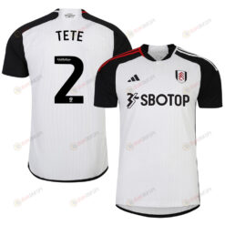 Kenny Tete 2 Fulham FC 2023-24 EFL Home Men Jersey - White