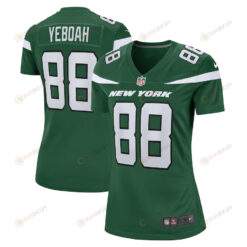 Kenny Yeboah New York Jets Women's Game Player Jersey - Gotham Green