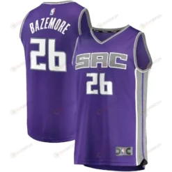 Kent Bazemore Sacramento Kings Fast Break Road Player Jersey - Purple