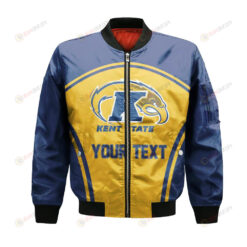 Kent State Golden Flashes Bomber Jacket 3D Printed Curve Style Sport