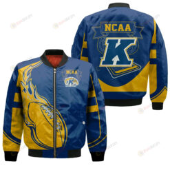 Kent State Golden Flashes Bomber Jacket 3D Printed - Fire Football