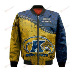 Kent State Golden Flashes Bomber Jacket 3D Printed Grunge Polynesian Tattoo