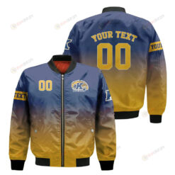 Kent State Golden Flashes Fadded Bomber Jacket 3D Printed