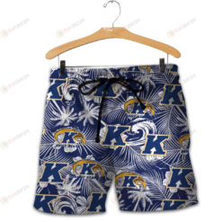 Kent State Golden Flashes Men Shorts Tropical Seamless