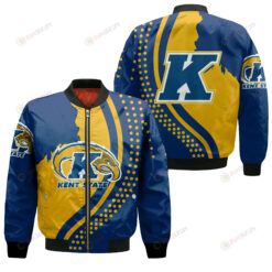 Kent State Golden Flashes - USA Map Bomber Jacket 3D Printed