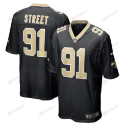 Kentavius Street New Orleans Saints Game Player Jersey - Black
