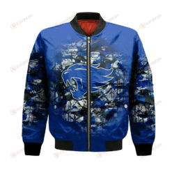 Kentucky Wildcats Bomber Jacket 3D Printed Camouflage Vintage
