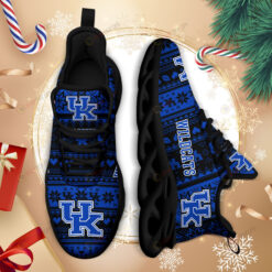 Kentucky Wildcats Logo Brocade Pattern 3D Max Soul Sneaker Shoes