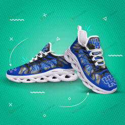 Kentucky Wildcats Logo Hole Pattern 3D Max Soul Sneaker Shoes In Blue