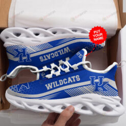 Kentucky Wildcats Logo With Stripe Pattern Custom Name 3D Max Soul Sneaker Shoes