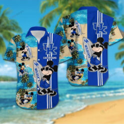 Kentucky Wildcats Mickey Custom Name Hawaiian Shirt Set