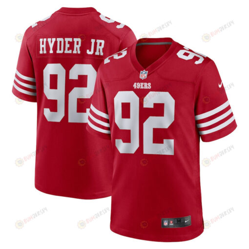 Kerry Hyder Jr. San Francisco 49ers Game Player Jersey - Scarlet