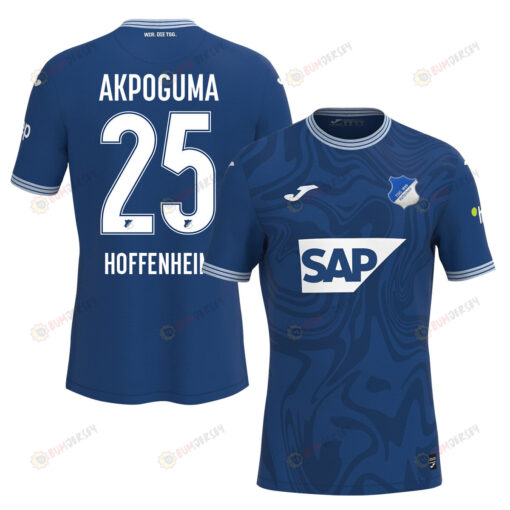 Kevin Akpoguma 25 TSG 1899 Hoffenheim 2023-24 Home Men Jersey - Blue