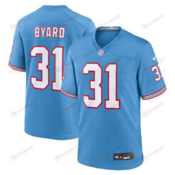 Kevin Byard 31 Tennessee Titans Oilers Throwback Alternate Game Men Jersey - Light Blue