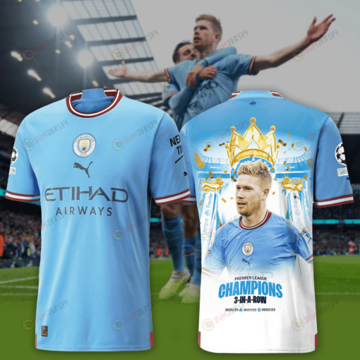 Kevin De Bruyne Manchester City King Of Champions League 2022/23 Home Printing Jersey