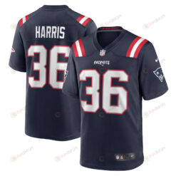 Kevin Harris New England Patriots Game Player Jersey - Navy