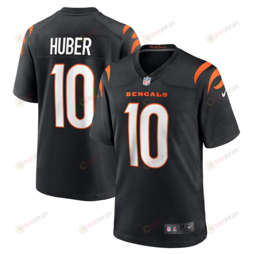 Kevin Huber 10 Cincinnati Bengals Game Jersey - Black