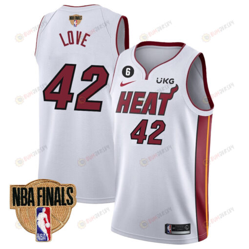 Kevin Love 42 Miami Heat Final Champions 2023 Swingman Jersey - White