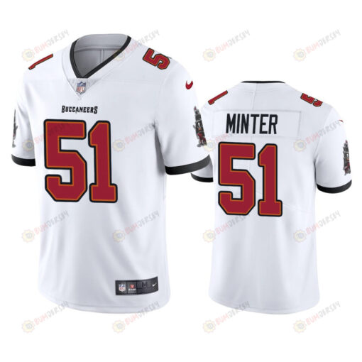 Kevin Minter 51 Tampa Bay Buccaneers White Vapor Limited Jersey