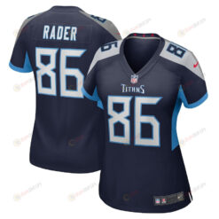 Kevin Rader Tennessee Titans Women's Game Player Jersey - Navy