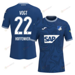 Kevin Vogt 22 TSG 1899 Hoffenheim 2023-24 Home Men Jersey - Blue