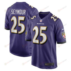 Kevon Seymour Baltimore Ravens Game Player Jersey - Purple